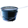 Tex Sport Portable Barbecue BBQ Bucket Grill Black