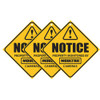Moultrie Feeders Camera Surveillance Signs, 3 Pack