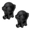NcStar 1" Hunter Rings 3/8 Dovetail, 1.30" Height, Matte Black
