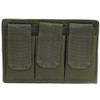 Galati Gear 3 Pocket Magazine Pouch with Vellcroo Back Oluve Drab