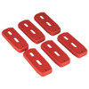 Mission First Tactical Polymer Mag Floor Plate Red, Per 6