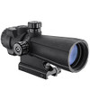 Barska Optics AR-X Pro Prism Scope 5x40mm, Illuminated Cross Dot Reticle, Black