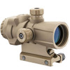 Barska Optics AR-X Pro Prism Scope 3x30mm, Illuminated Cross Dot Reticle, Tan