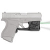 Crimson Trace Laserguard Pro Glock 42 and 43, Green Laser, Clam Package