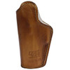 Frontline Inner Waistband Leather Holster Jericho/Baby Eagle Full Size with Rails, Brown, Right Hand