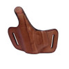 Frontline Fast Draw Belt Slide Leather Holster Glock 17/22/31, Brown, Left Hand