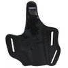 Frontline Molded Polymer Paddle Holster Jericho/Baby Eagle Steel Mid Size with Rails, Black, Right Hand