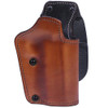 Frontline 3 Layer Synthetic Leather Paddle Holster CZ SP01 Shadow, Brown, Right Hand
