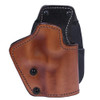 Frontline 3 Layer Synthetic Leather Paddle Holster Walther P99, Brown, Right Hand