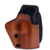 Frontline 3 Layer Synthetic Leather Paddle Holster Walther PPX, Brown, Right Hand