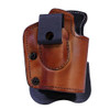 Frontline Inside Outside Multi Function Leather Holster Taurus 24/7 with 4" Barrel, Ambidextrous , Brown with Suede Lining