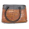 Gun Toten Mamas Debossed Traditional Open-Top Tote Tan