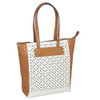 Gun Toten Mamas Cut-Out Two Tone Cowhide Shopper