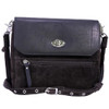 Gun Toten Mamas Suede Clutch with Cowhide Flap Brown