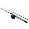Daiwa D-Turbo Spincast PMC Combo 4.3:1 Gear Ratio, 6 Length, 2pc Rod, 8-16 lb Line Rating, Medium Power