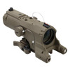 NcStar ECO MOD2 4x34mm Scope with Green Laser and Nav LED, Tan