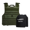 NcStar Expert Carrier with 10 x 12 PE Hard Plates X-Large, Green