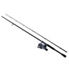 Abu Garcia Silver Max Spinning Combo 40, 5.1:1 Gear Ratio, 7 Length, 2 Piece Rod, 8-17 lb Line Rate, Medium Power