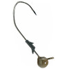 Eagle Claw TroKar ProV Bend Ball Head Jig 1/4 oz, Green Pumpkin, Black Chrome Hook