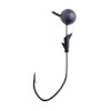 Eagle Claw TroKar ProV Bend Ball Head Jig 1/8 oz., Black Chrome Hook, Tungsten