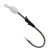 Eagle Claw TroKar SwimBait Head Size 1/16 oz, Black Chrome Hook, White