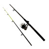 Zebco  Quantum Big Cat Spinning Combo 5.0:1 Gear Ratio, 9 Length, 2pc Rod, 10-30 lb Line Rate, 1/4-3/4 oz Lure Rate