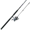Zebco  Quantum Blue Runner Spinning Combo 4.1:1 Gear Ratio, 12 Length, 2pc, 15-40 lb Line Rate, Fast Action, Ambidextrous