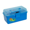 Zebco / Quantum Kids Splash Tackle Box Transparent Lid, 57 Pc Tackle Assortment