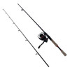 Zebco  Quantum Throttle Spinning Combo 66, 2 Pieces, 11 Bearing, 5.2:1 Ratio,  Spinning, Left Hand