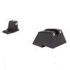 Trijicon Bright and Tough Night Sight Suppressor Set H&K .45C/.45C Tactical/P30/P30L/P30SK/VP9, White Front/Rear with Green Lamps