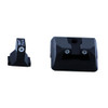Trijicon Bright and Tough Night Sight Suppressor Set S&W M&P, M&P M2.0, and SD9 VE, White Front/Rear with Green Lamps