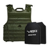 NcStar Expert Carrier with 11x14 PE Hard Plates Green