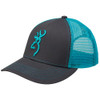 Browning Flashback Cap Charcoal/Neon Blue