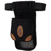 Browning Lona Canvas/Leather Large Deluxe Shell Pouch, Black/Brown