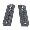 Pachmayr G-10 Tactical Pistol Grips 1911 Officer, Gray/Black, Fine