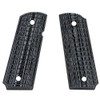 Pachmayr G-10 Tactical Pistol Grips 1911 Officer, Gray/Black, Grappler