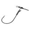 Gamakatsu G Finesse Swivel Shot Worm Hook Size 1/0, NS Black, Per 3