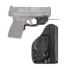 Crimson Trace Laserguard Smith & Wesson M&P 45 Shield, Green Laser with Blade Tech Holster, Boxed