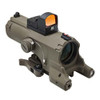NcStar Eco 4x Scope/Laser and Nav LED/Micro Red Dot, Tan