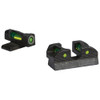 Sig Sauer X-Ray1 Pistol Sights Number 8 Green Front/Green Rear and Number 8 Black Rear/Red Notch