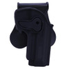 Bulldog Cases Rapid Release Polymer Holster Beretta 92, Black, Right Hand