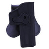 Bulldog Cases Rapid Release Polymer Holster Glock 17, Black, Right Hand