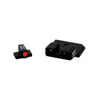 Trijicon HD XR Night Sight Set Smith & Wesson Shield .40, .45, and 9mm, Orange Front Outline Lamp