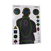 Champion Traps and Targets VisiShot Targets Defensive Series, Treat Reaction, 13"x13", Pack of 12