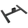 Champion Traps and Targets 2x4 Mass Steel Target Stand Base, Black