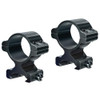 Tasco .22 Caliber Aluminum Rings Medium, Matte Black, Clam Package