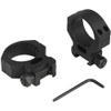 Tasco 34mm Tactical,Detachable Rings, Low, Matte Black, Clam Package
