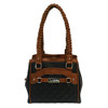 NcStar VISM Concealed Carry Braided Tote Black with Brown Trim
