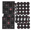 Birchwood Casey Dirty Bird Combo 6 Dirty Bird 3" Bulls-eye, 6 Dirty Bird 12" Sight-In, 16 Bulls-Eyes Per Sheet