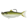 LiveTarget Lures Threadfin Shad Crankbait Freshwwater, 3 1/2", 4/0 Hook, Medium/Slow Sinking, Green/Bronze